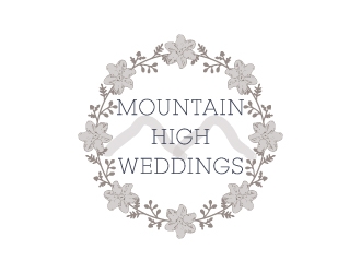 Mountain High Weddings logo design by dhika