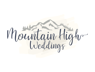 Mountain High Weddings logo design by ArniArts