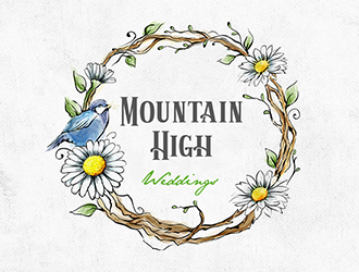 Mountain High Weddings logo design by Optimus