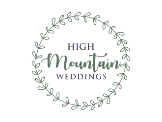 Mountain High Weddings logo design by xteel
