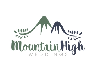 Mountain High Weddings logo design by Eliben