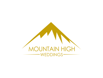Mountain High Weddings logo design by qqdesigns