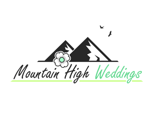 Mountain High Weddings logo design by Arrs