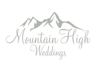 Mountain High Weddings logo design by Suvendu