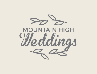 Mountain High Weddings logo design by SmartTaste