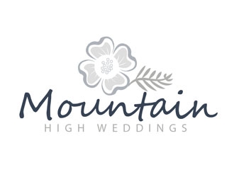 Mountain High Weddings logo design by LogoInvent