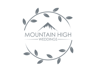 Mountain High Weddings logo design by qqdesigns