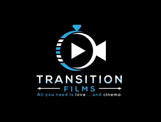 Transition Films logo design by Rock