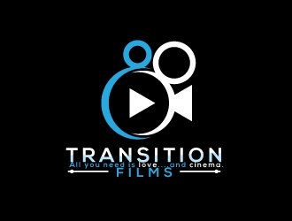 Transition Films logo design by Rock