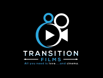 Transition Films logo design by Rock