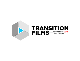 Transition Films logo design by ekitessar