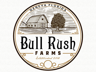 Bull Rush Farms logo design by Optimus