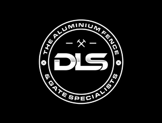 DLS [tagline: The aluminium fence & gate specialists] logo design by ndaru