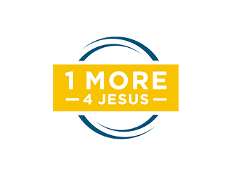 One More For Jesus or 1 More 4 Jesus logo design by checx