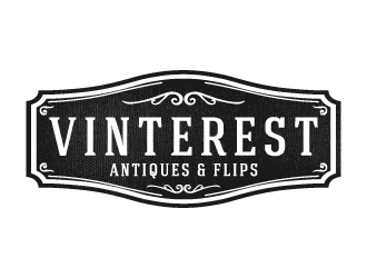 Vinterest Antiques & Flips, LLC logo design by akilis13