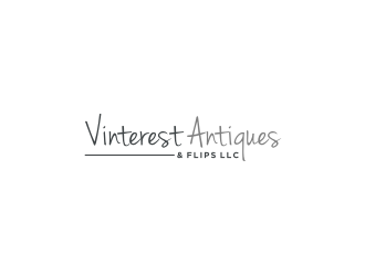 Vinterest Antiques & Flips, LLC logo design by bricton