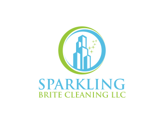 Sparkling Brite Cleaning LLC logo design by RIANW