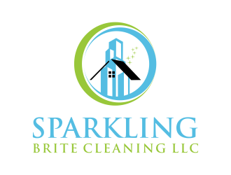Sparkling Brite Cleaning LLC logo design by RIANW