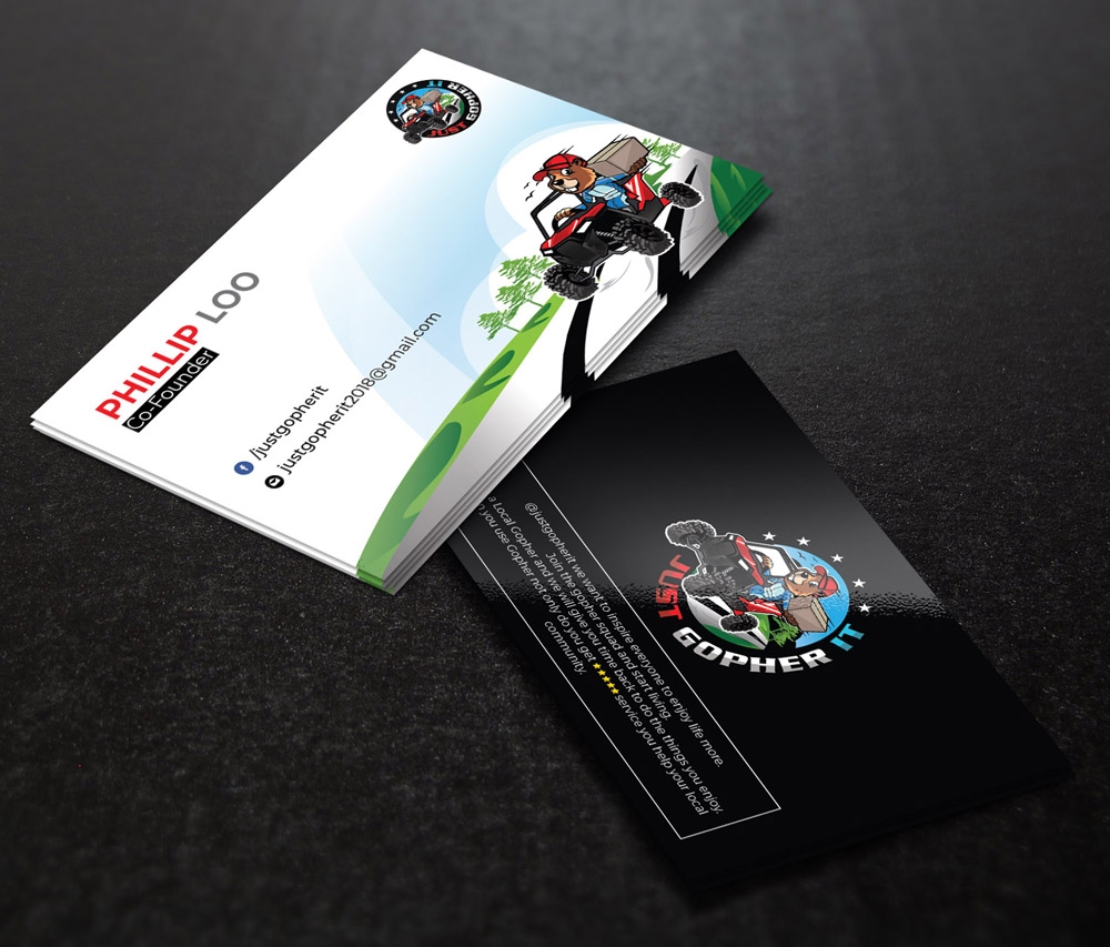 Just Gopher It / Gopher it All / Gopher logo design by DreamLogoDesign