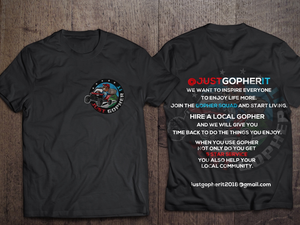 Just Gopher It / Gopher it All / Gopher logo design by aamir