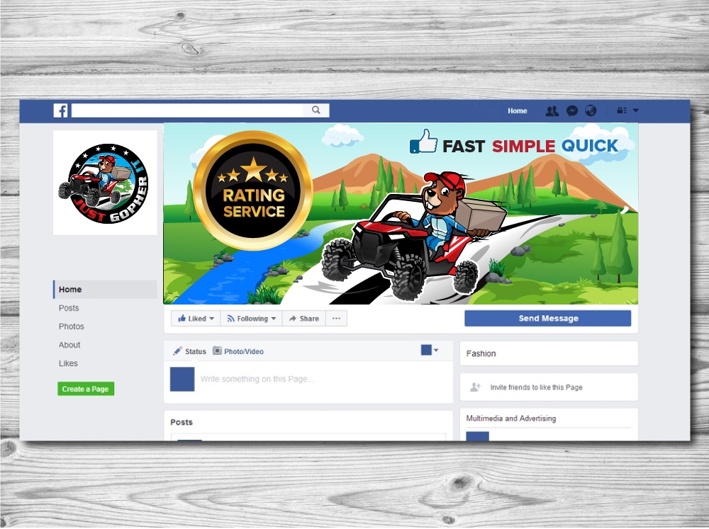 Just Gopher It / Gopher it All / Gopher logo design by litera