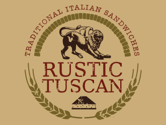 Rustic Tuscan logo design by Foxcody