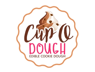Cup O Dough logo design by ingepro