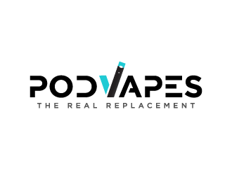 PODVAPES.COM.AU logo design by fillintheblack
