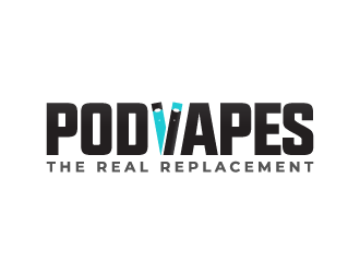 PODVAPES.COM.AU logo design by fillintheblack