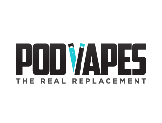 PODVAPES.COM.AU logo design by fillintheblack