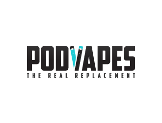 PODVAPES.COM.AU logo design by fillintheblack