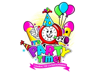 It’s Party Time logo design by DreamLogoDesign