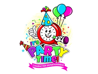 It’s Party Time logo design by DreamLogoDesign