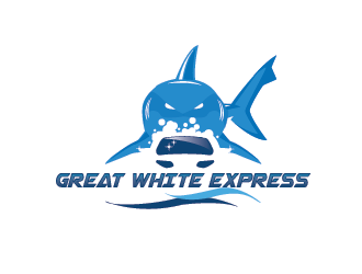 GREAT WHITE EXPRESS  logo design by firstmove