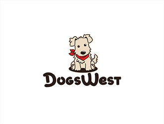 Dogs West logo design by hole