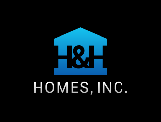 H & H Homes, Inc. logo design by lexipej