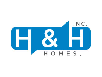 H & H Homes, Inc. logo design by AB212