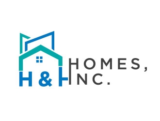 H & H Homes, Inc. logo design by AB212