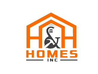 H & H Homes, Inc. logo design by jenyl