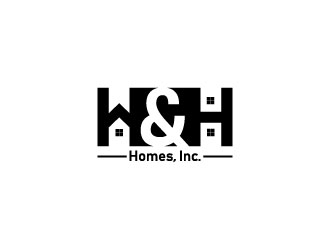 H & H Homes, Inc. logo design by superbrand