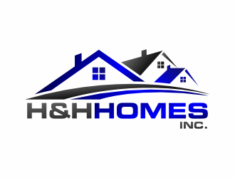 H & H Homes, Inc. logo design by ubai popi