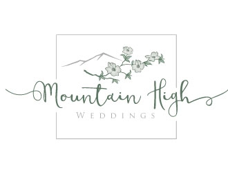 Mountain High Weddings logo design by REDCROW