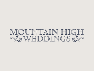 Mountain High Weddings logo design by ekitessar