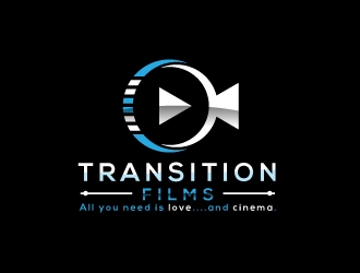 Transition Films logo design by Rock