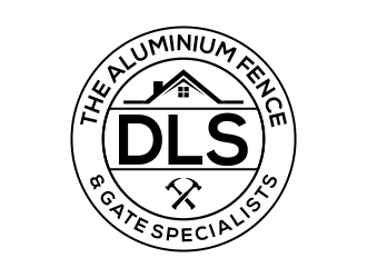 DLS [tagline: The aluminium fence & gate specialists] logo design by done