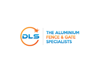DLS [tagline: The aluminium fence & gate specialists] logo design by grea8design