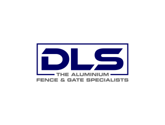 DLS [tagline: The aluminium fence & gate specialists] logo design by IrvanB