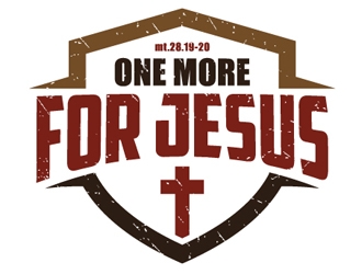 One More For Jesus or 1 More 4 Jesus logo design by logoguy