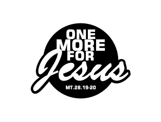 One More For Jesus or 1 More 4 Jesus logo design by WooW
