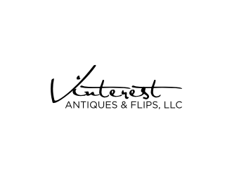 Vinterest Antiques & Flips, LLC logo design by rief